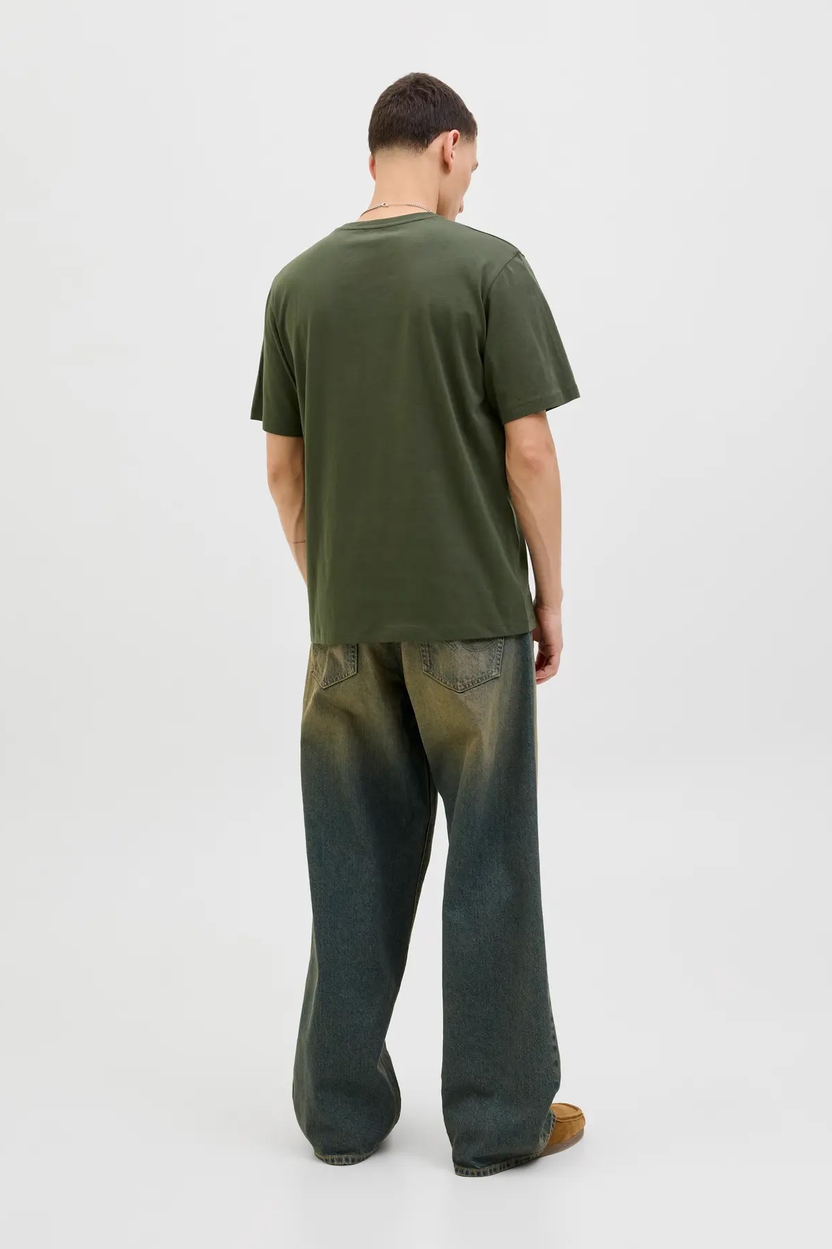 Jack & Jones Jjelogo Erkek Tişört 12279535 Yeşil