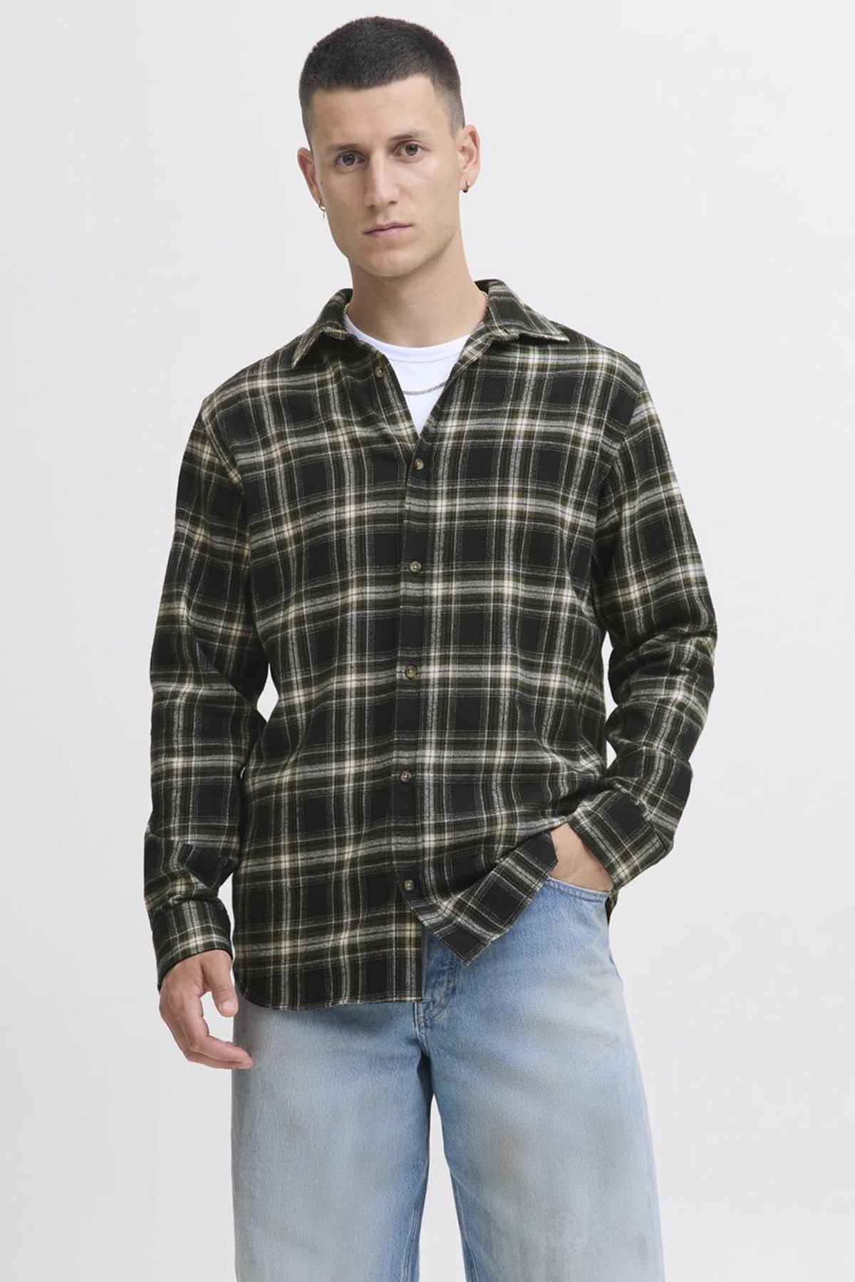 Jack & Jones Jjjoshua Erkek Gömlek 12279546 Siyah