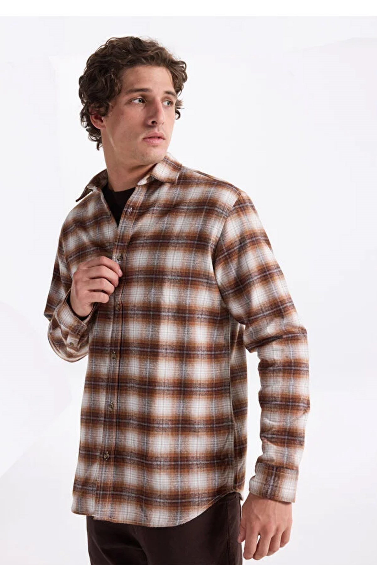 Jack & Jones Jjjoshua Erkek Gömlek 12279546 Turuncu