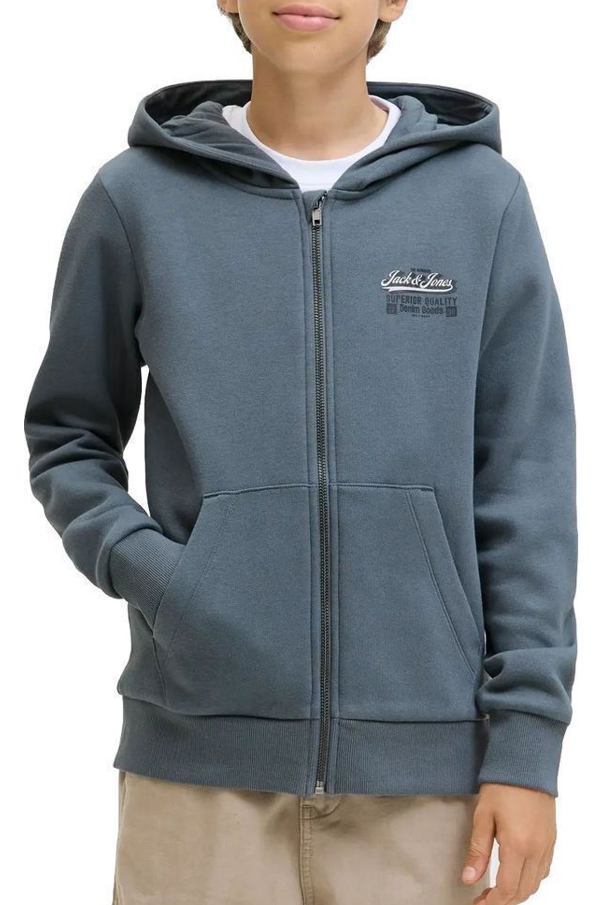 Jack & Jones Jjelogo Çocuk Sweatshirt 12279801 Mavi