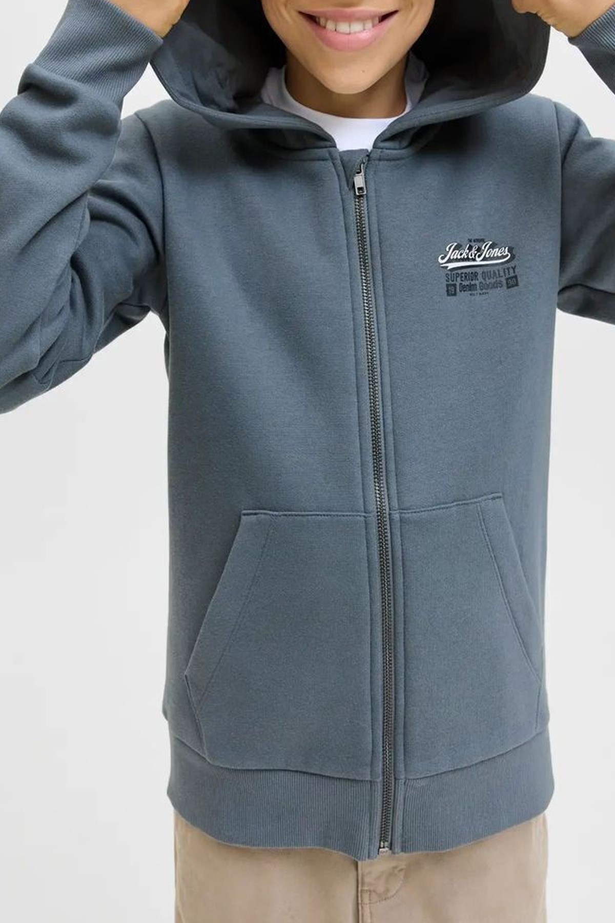 Jack & Jones Jjelogo Çocuk Sweatshirt 12279801 Mavi