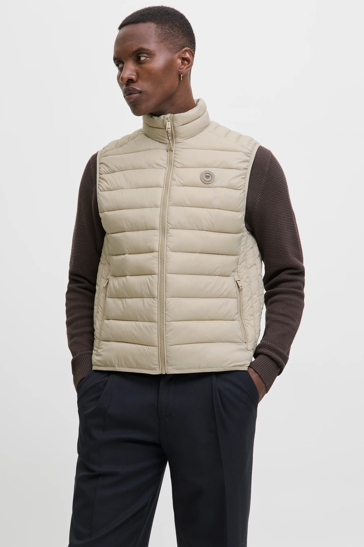 Jack & Jones Jjebradley Light Erkek Yelek 12280973 Bej