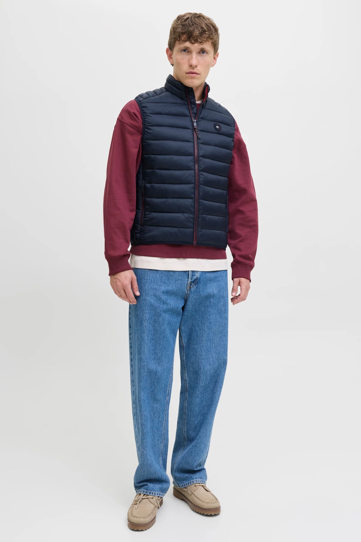 Jack & Jones Jjebradley Light Erkek Yelek 12280973 Mavi