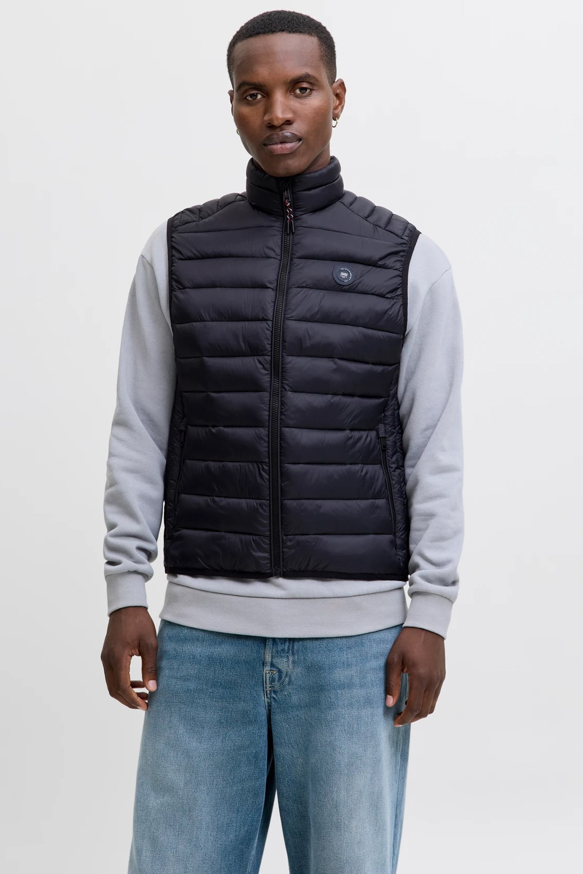 Jack & Jones Jjebradley Light Erkek Yelek 12280973 Siyah