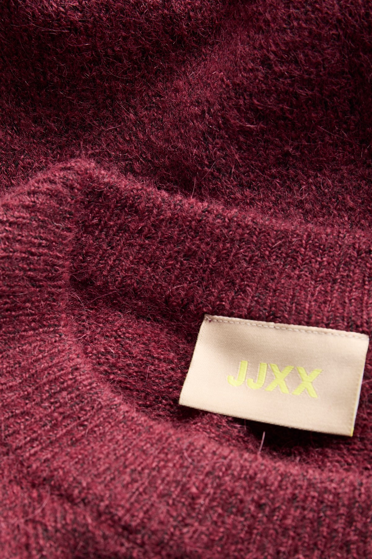 Jack & Jones Jxevi Crew Neck Knit Kadın Kazak Kırmızı