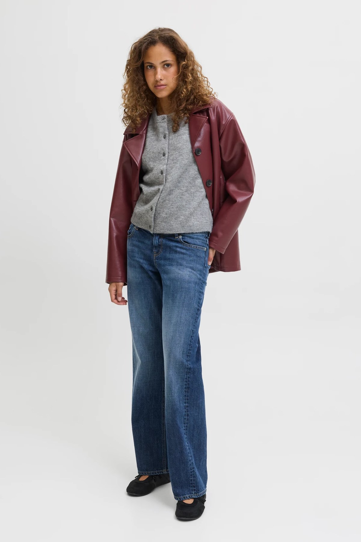 Jack & Jones Jxevi Kadın Hırka Gri