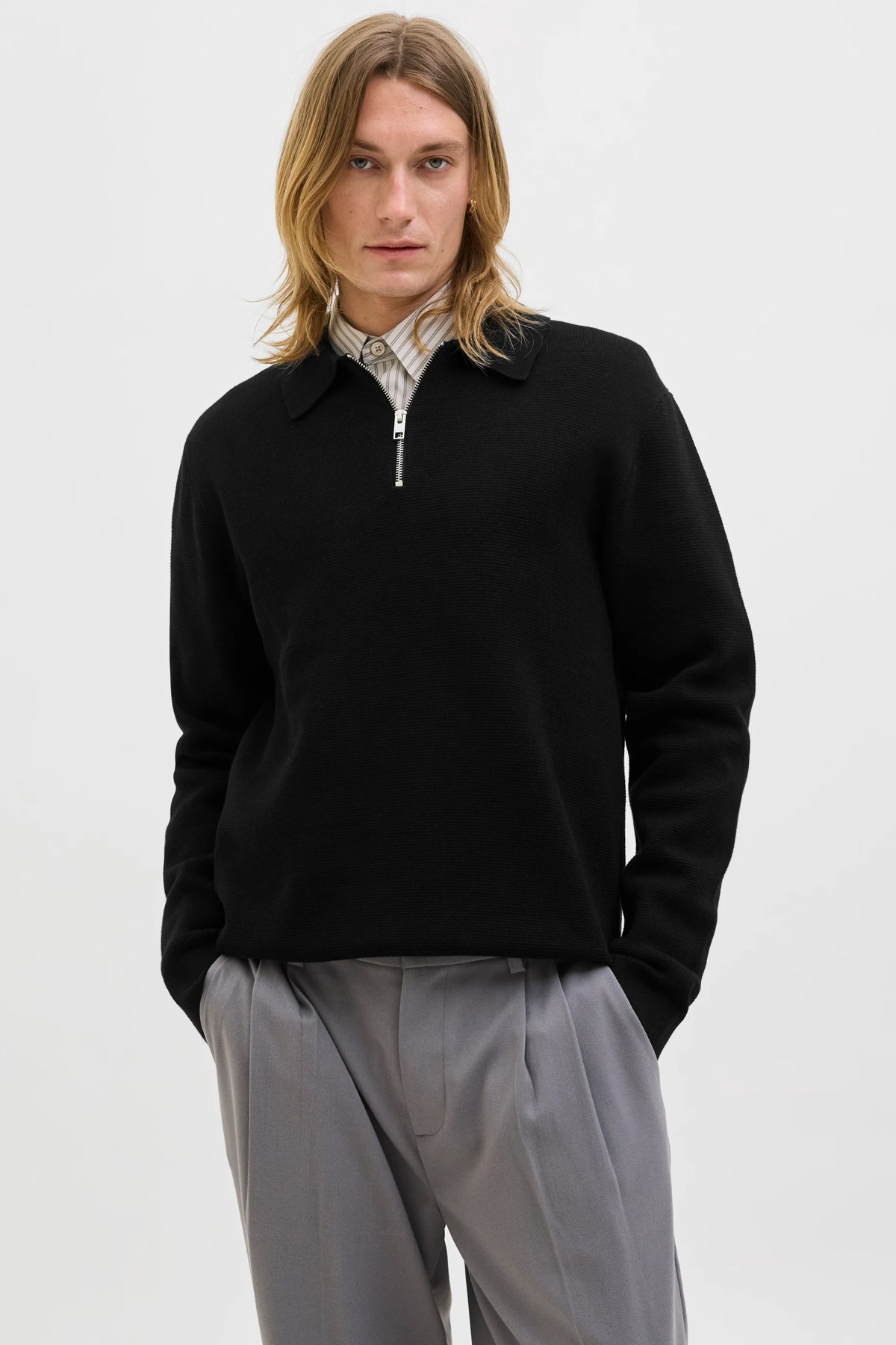 Jack & Jones Jprblamilano Erkek Tişört Siyah