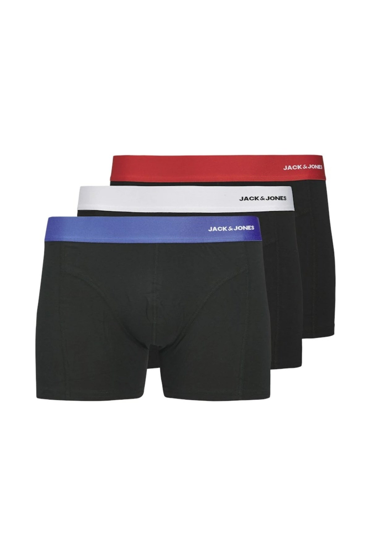 Jack & Jones Jacnyjah 3 Pack Erkek Boxer Siyah