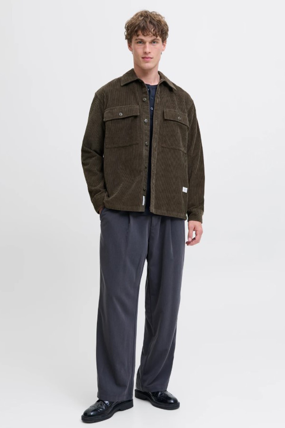 Jack & Jones Jprbluwill Erkek Gömlek 12282350 Siyah