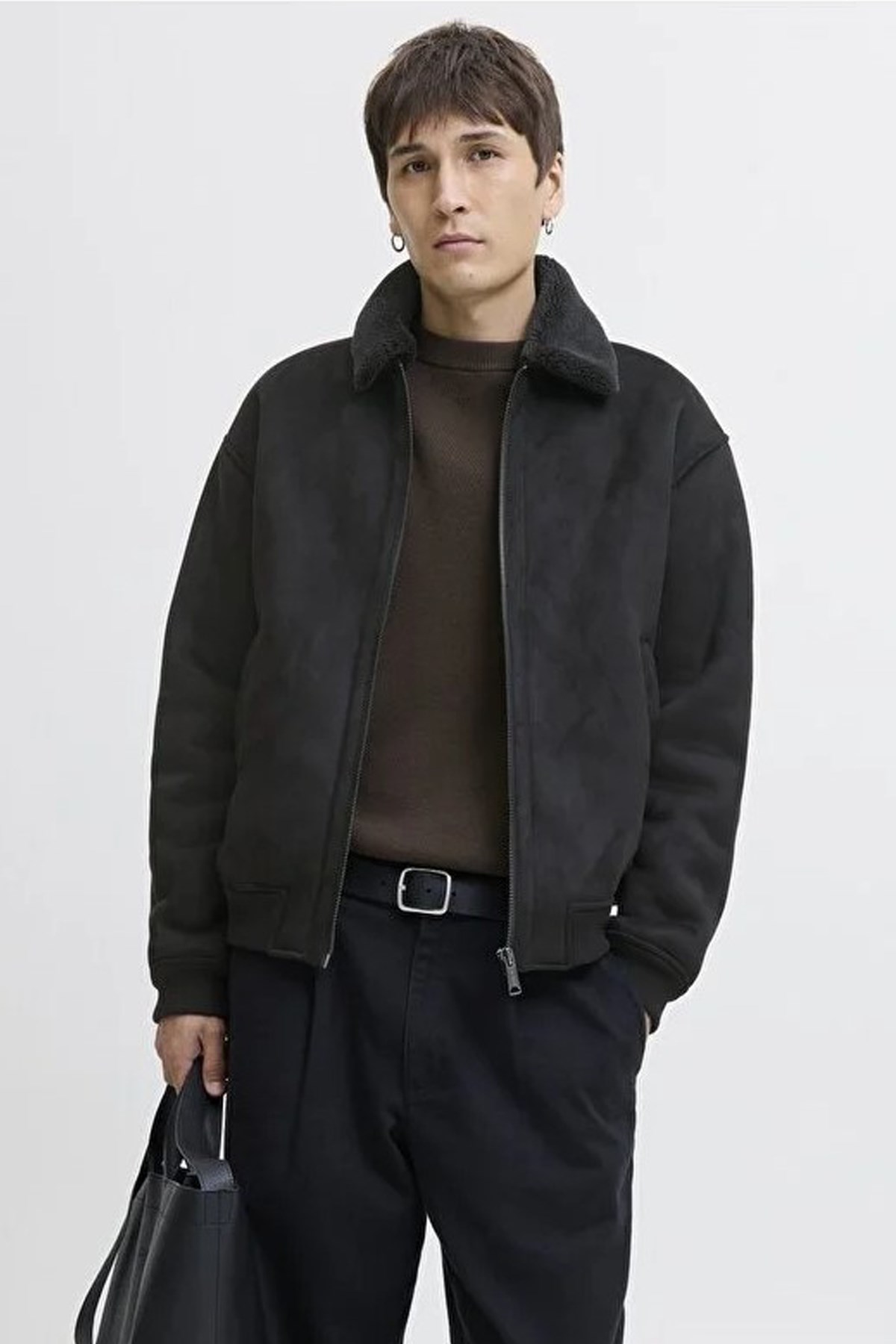 Jack & Jones Jprccluke Bomber Erkek Ceket Siyah