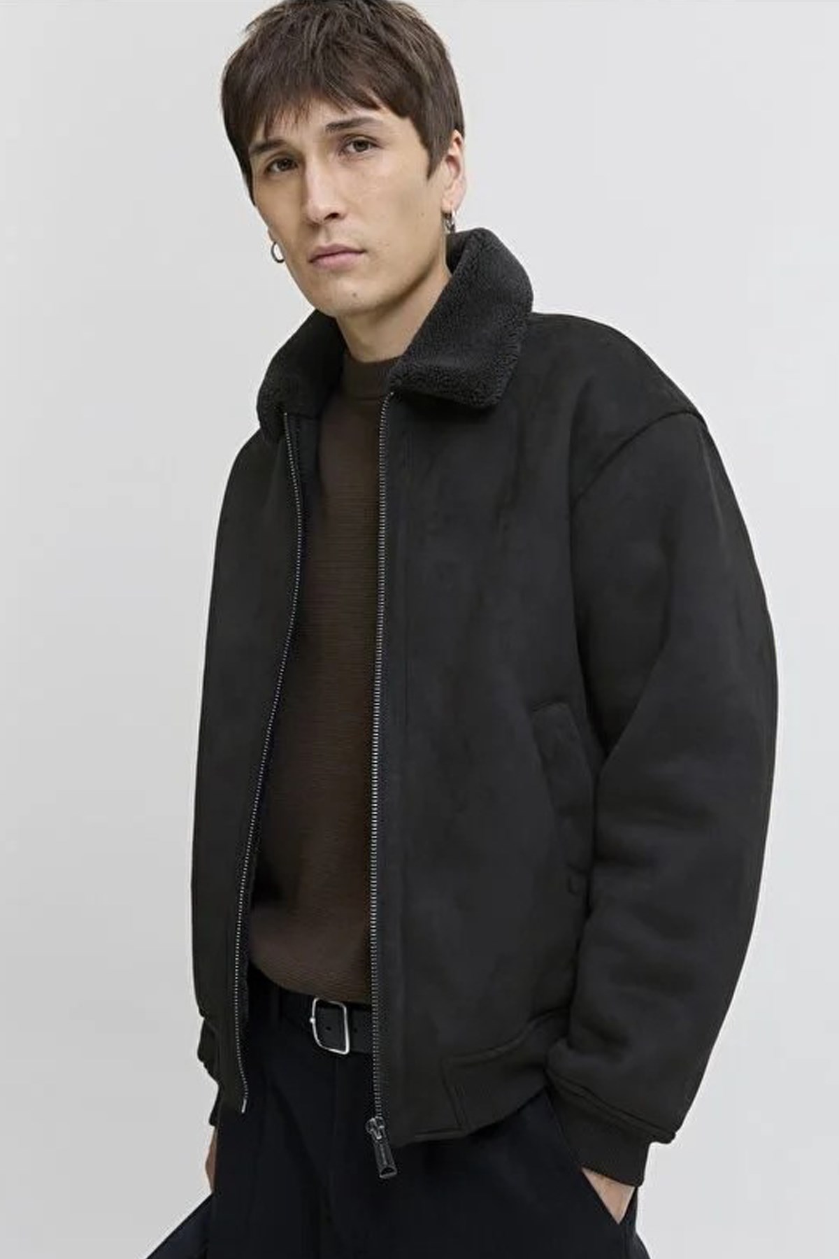 Jack & Jones Jprccluke Bomber Erkek Ceket Siyah