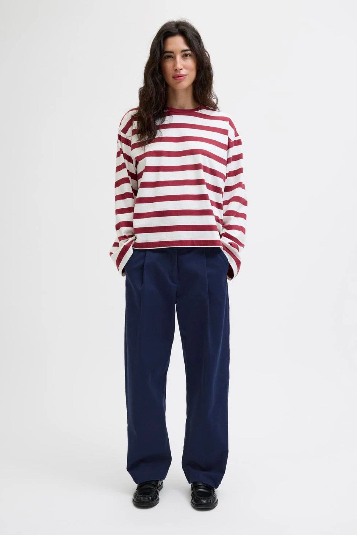 Jack & Jones Kadın Jxmaddy Pantolon 12282465 Mavi