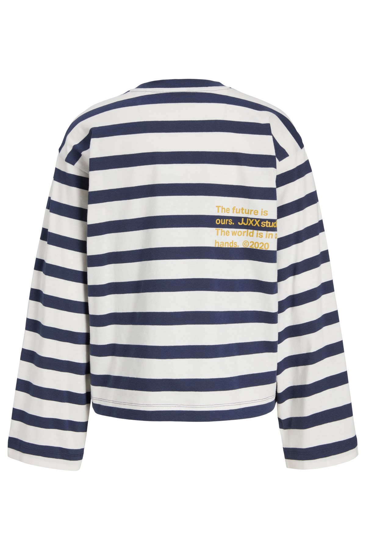 Jack & Jones Jxlona Stripe Kadın Tişört Lacivert