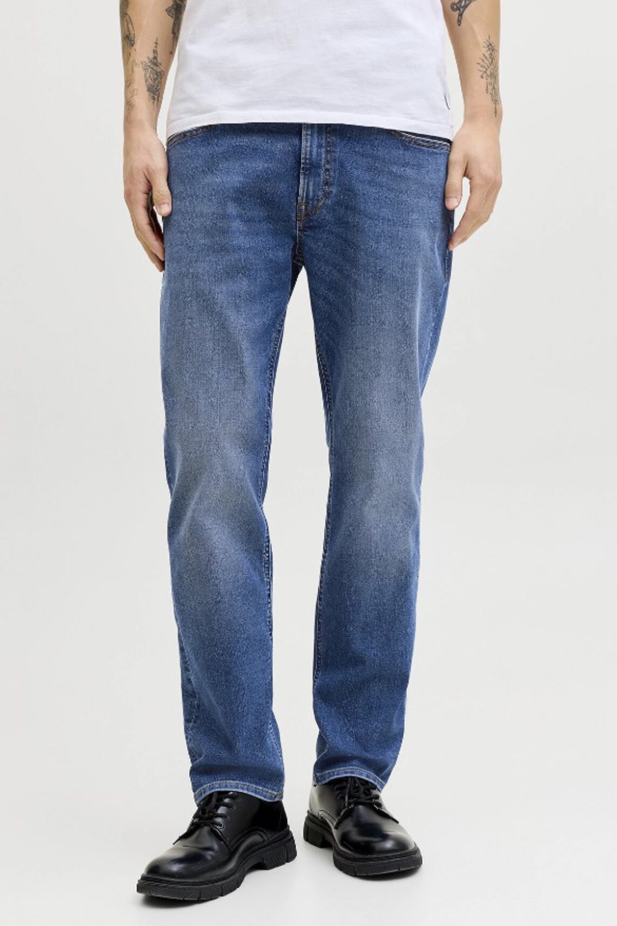 Jack & Jones Jjiclark Erkek Jean 12282669 Mavi
