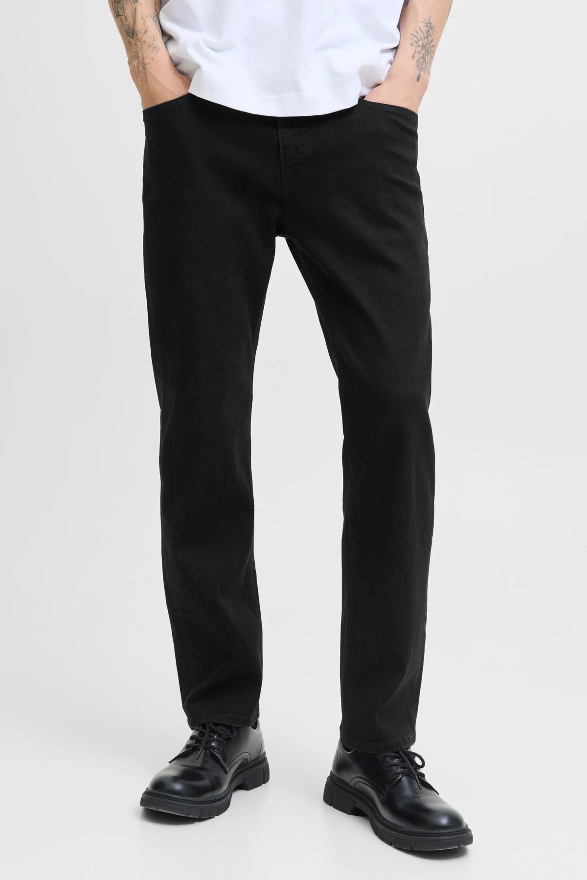 Jack & Jones Erkek Jjiclark Jeans 12282670 Siyah