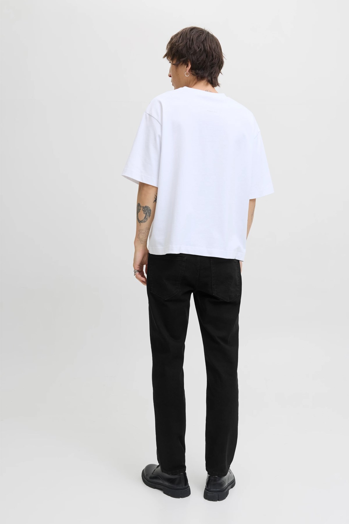 Jack & Jones Erkek Jjiclark Jeans 12282670 Siyah