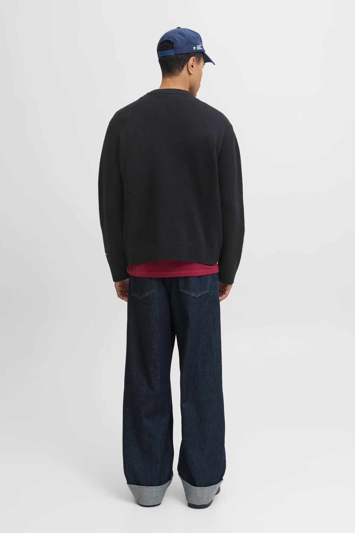 Jack & Jones Jornorrebro Erkek Kazak Siyah