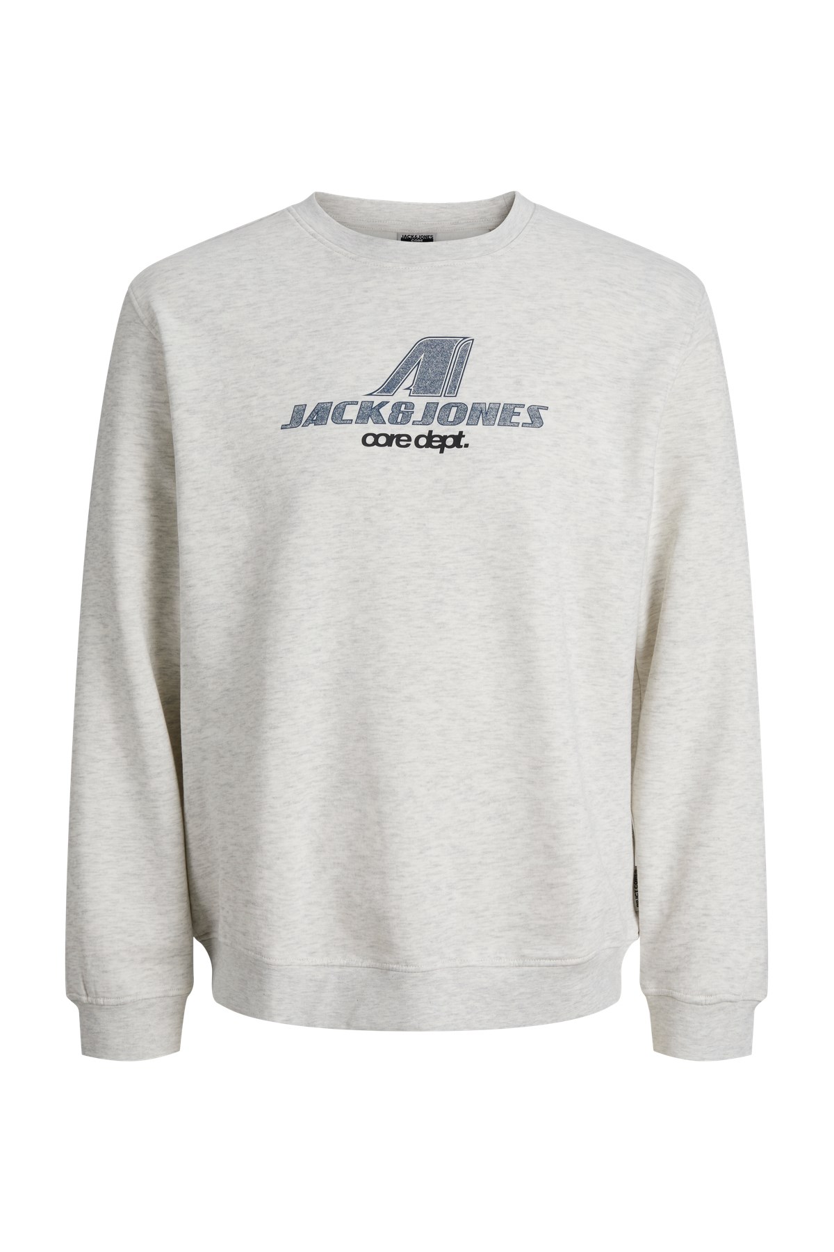 Jack & Jones Jcotier Print Erkek Sweatshirt Beyaz