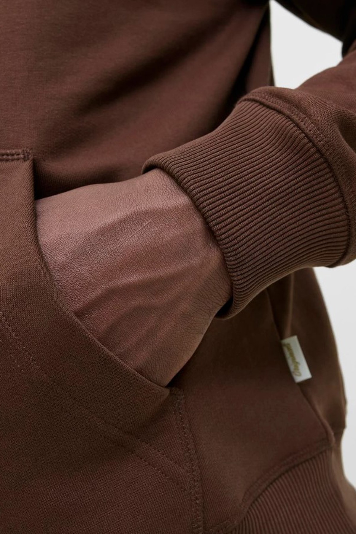 Jack & Jones Jornorrebro Erkek Sweatshirt 12282861 Kahverengi
