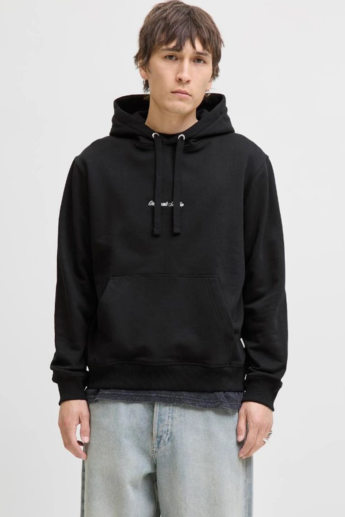 Jack & Jones Jornorrebro Erkek Sweatshirt 12282861 Siyah