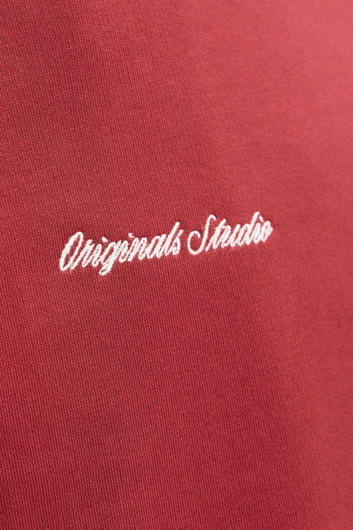Jack & Jones Jornorrebro Erkek Sweatshirt Kırmızı