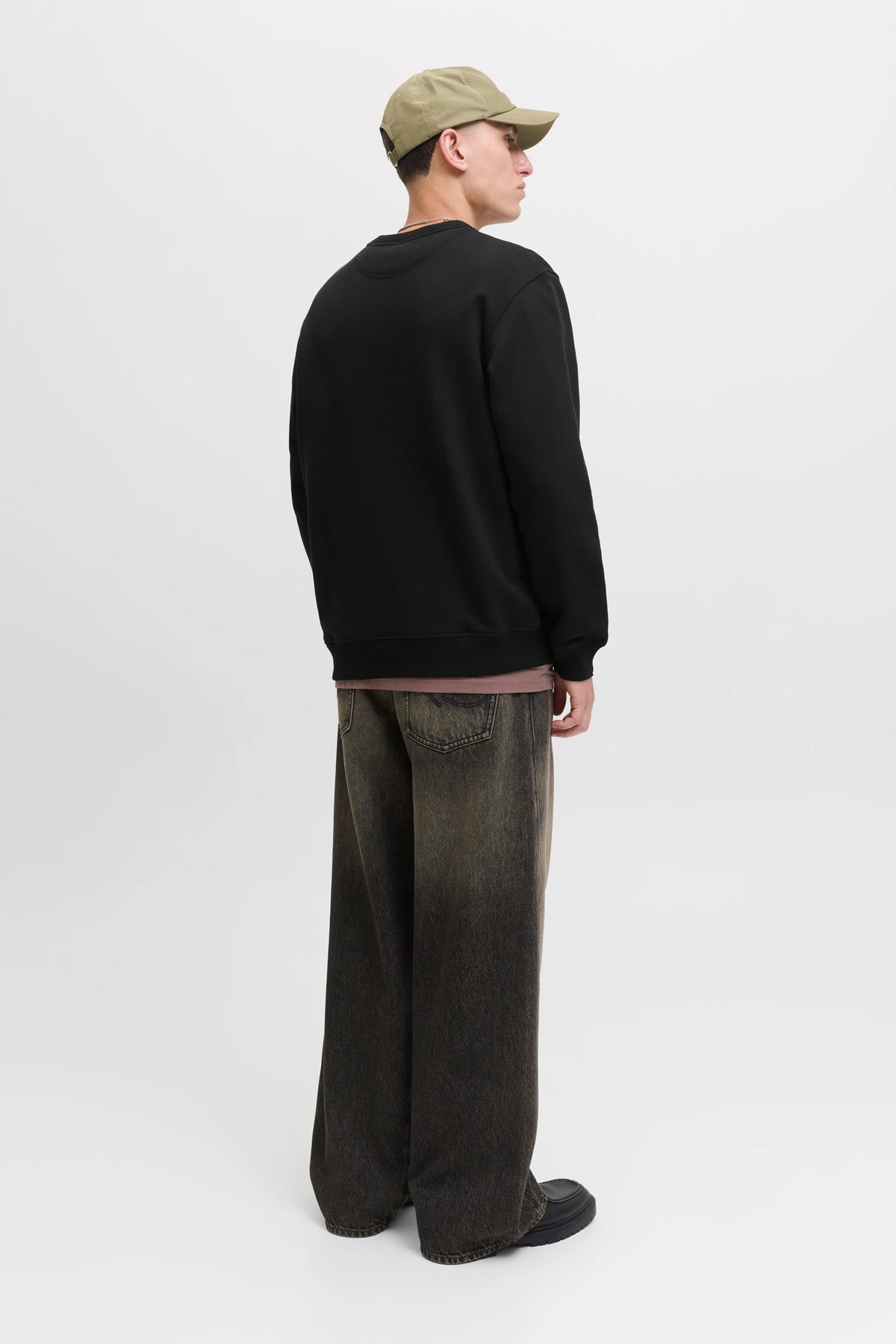 Jack & Jones Jornorrebro Erkek Sweatshirt Siyah