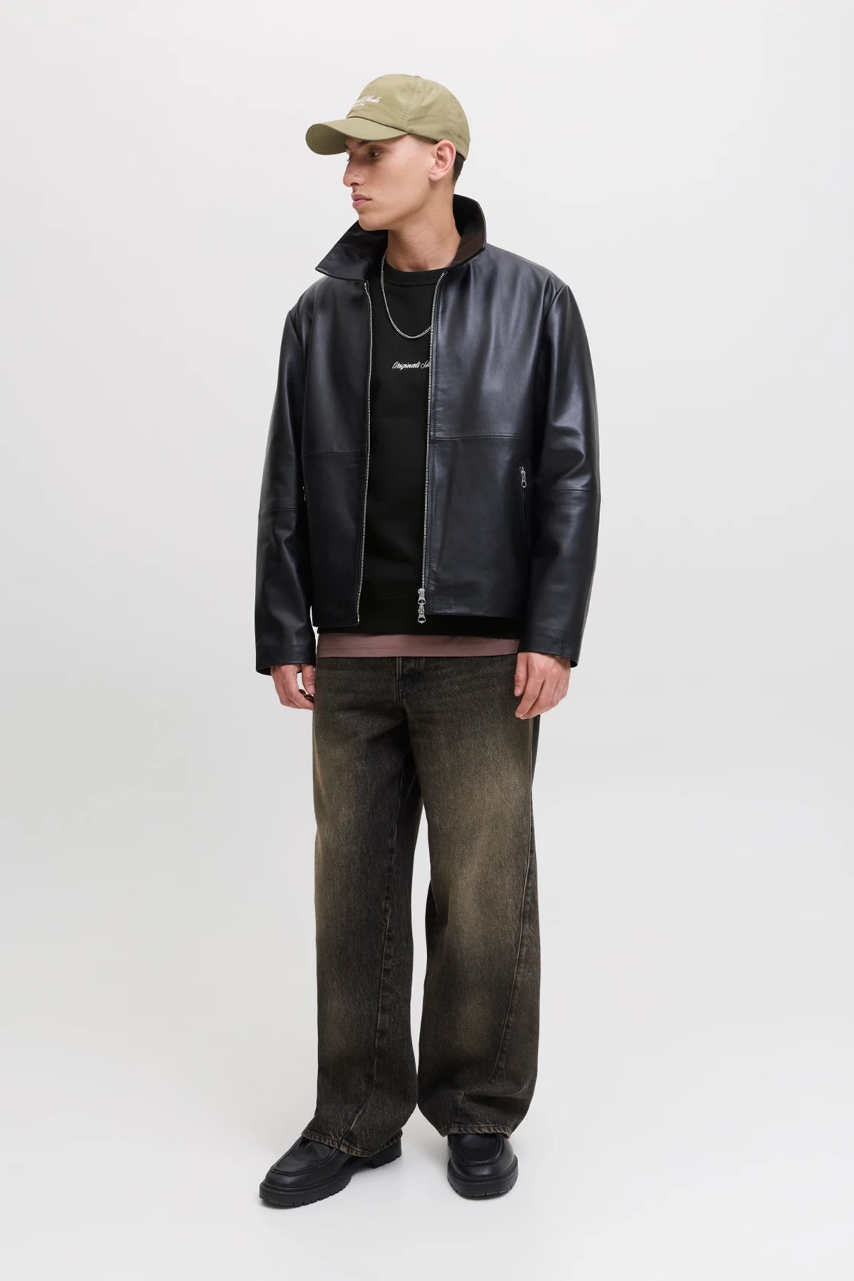 Jack & Jones Jornorrebro Erkek Sweatshirt Siyah