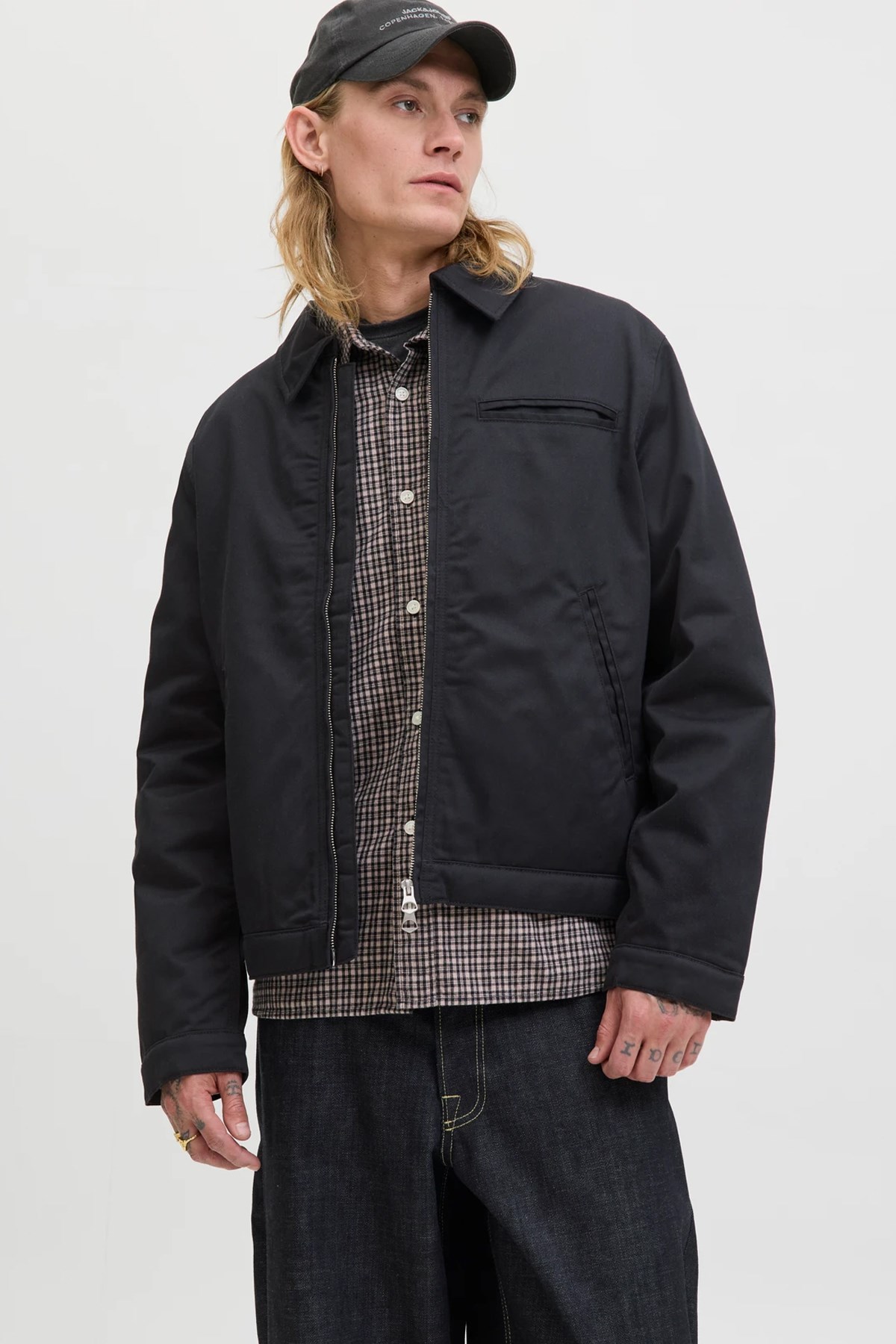 Jack & Jones Jornorrebro Worker Erkek Mont Siyah