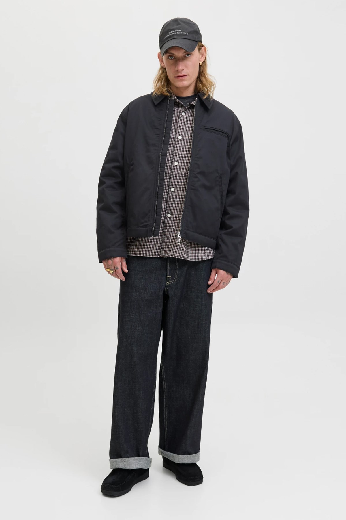 Jack & Jones Jornorrebro Worker Erkek Mont Siyah