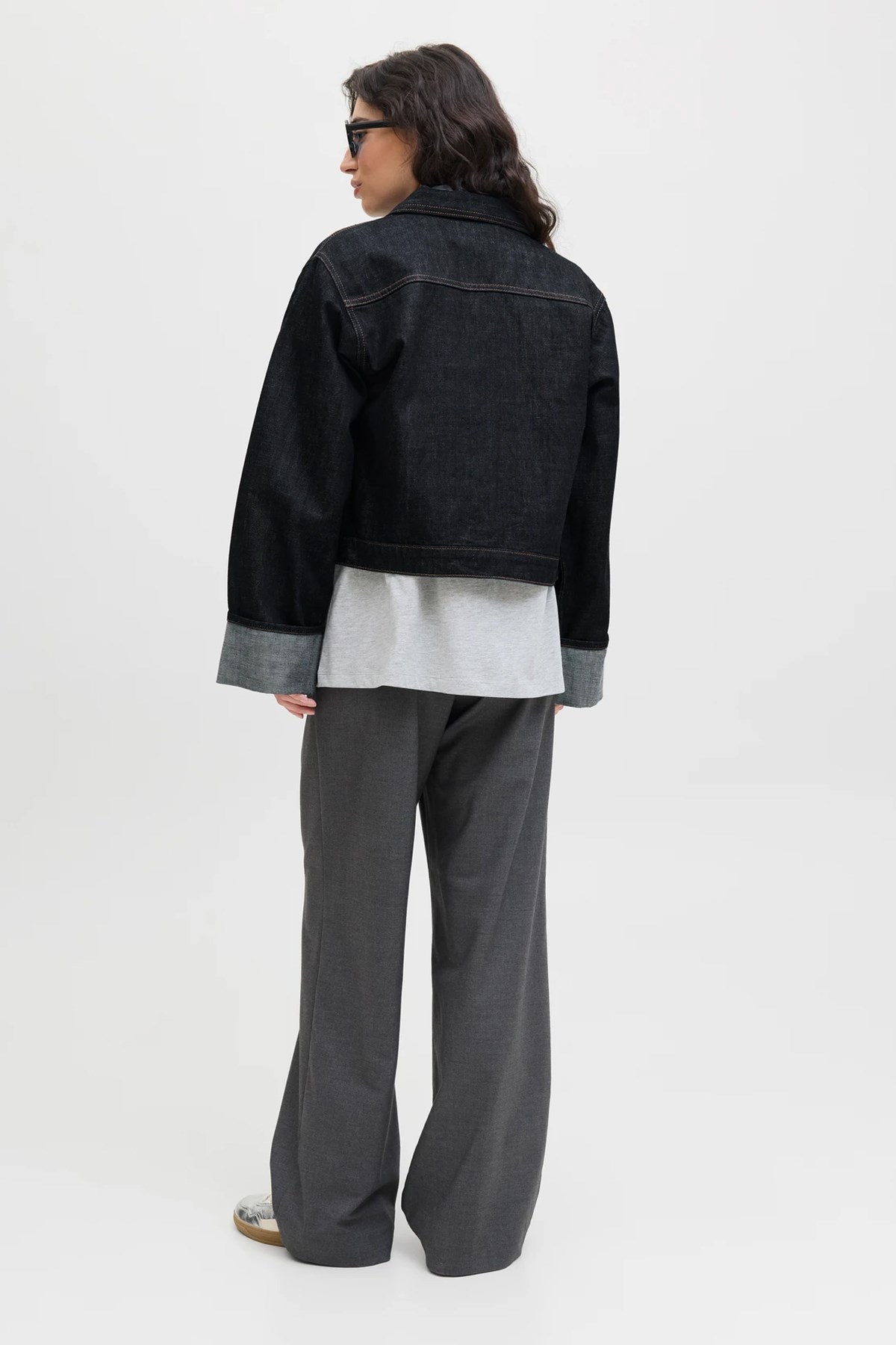 Jack & Jones Jxvega Denim Kadın Kot Ceket Mavi