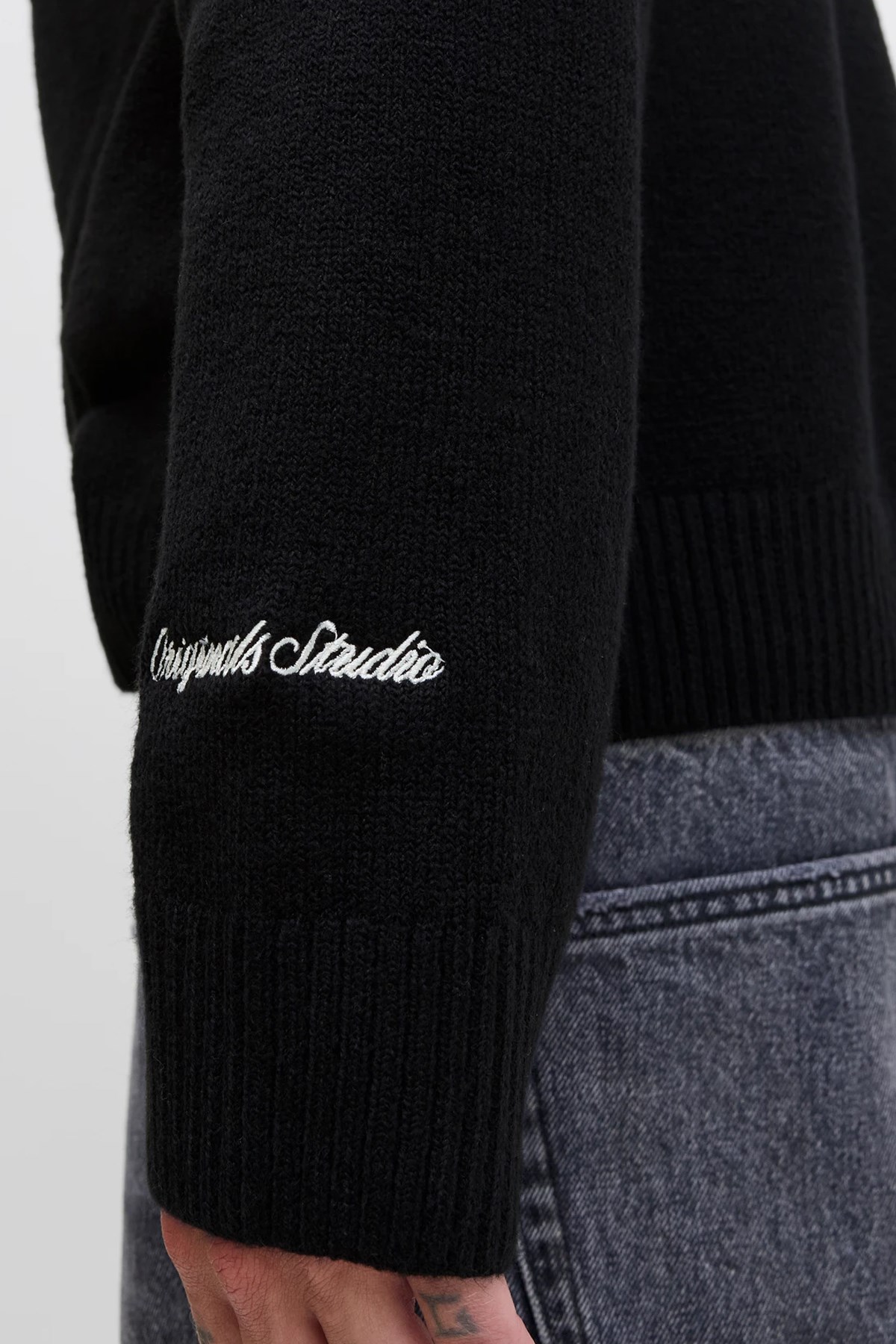 Jack & Jones Jornorrebro Erkek Kazak Siyah