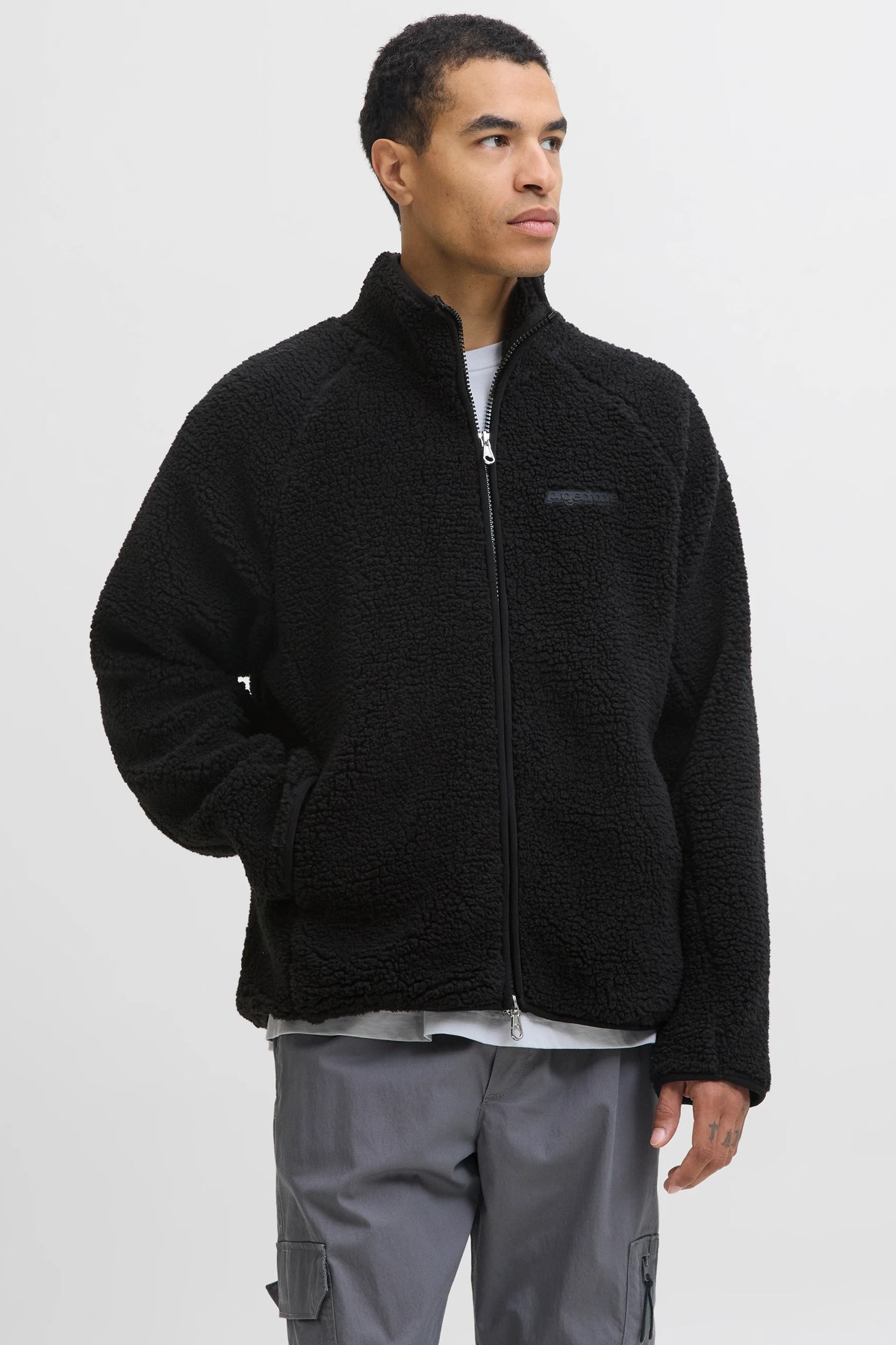 Jack & Jones Jcounion Teddy Erkek Mont Siyah