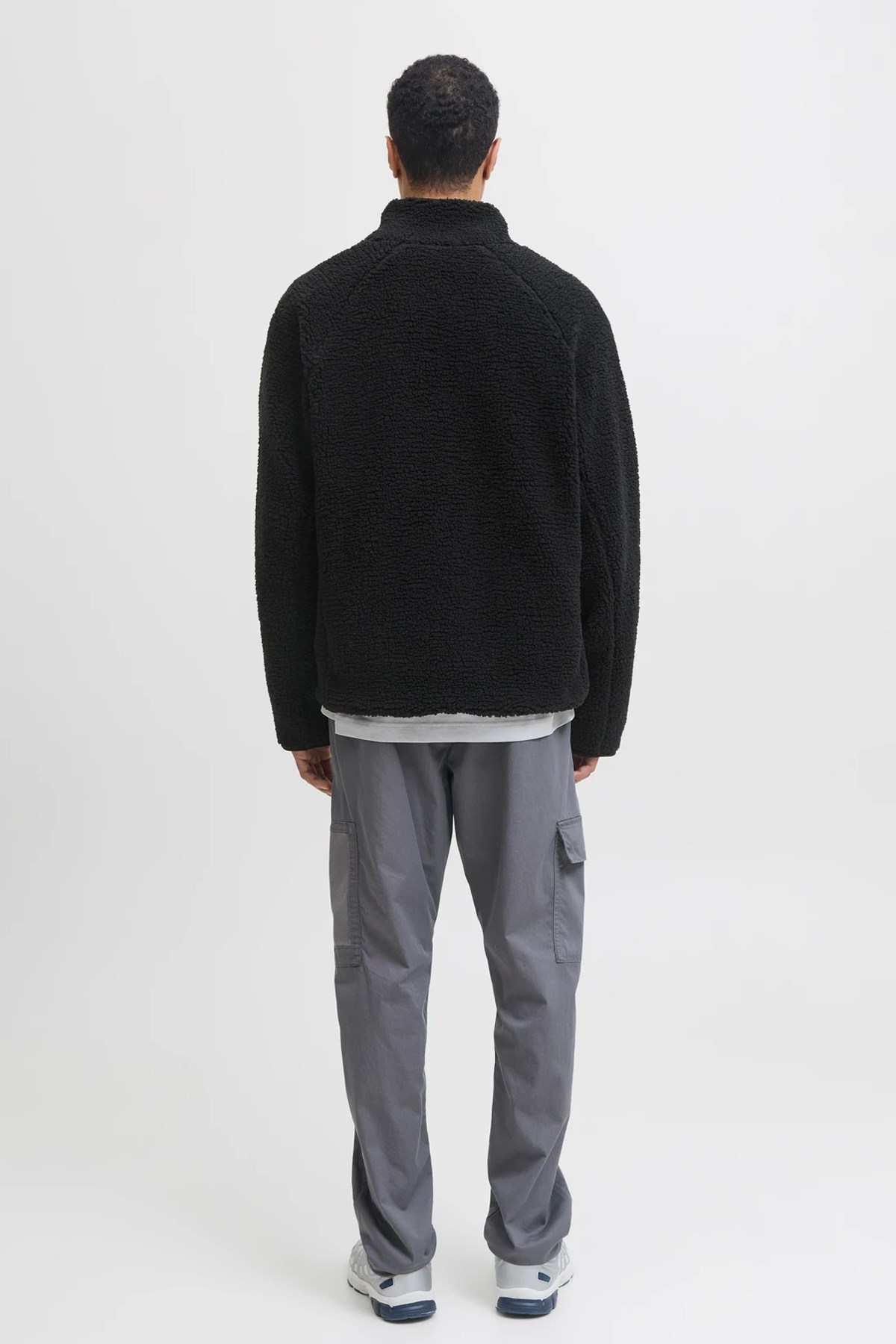 Jack & Jones Jcounion Teddy Erkek Mont Siyah