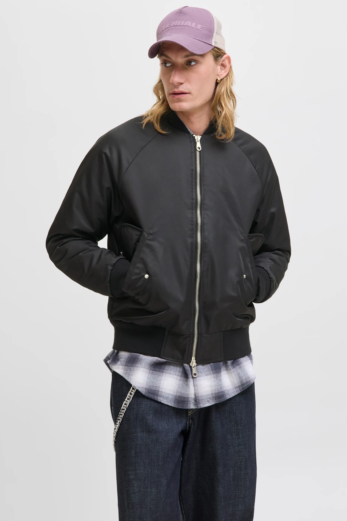 Jack & Jones Jcomotion Bomber Erkek Ceket Siyah