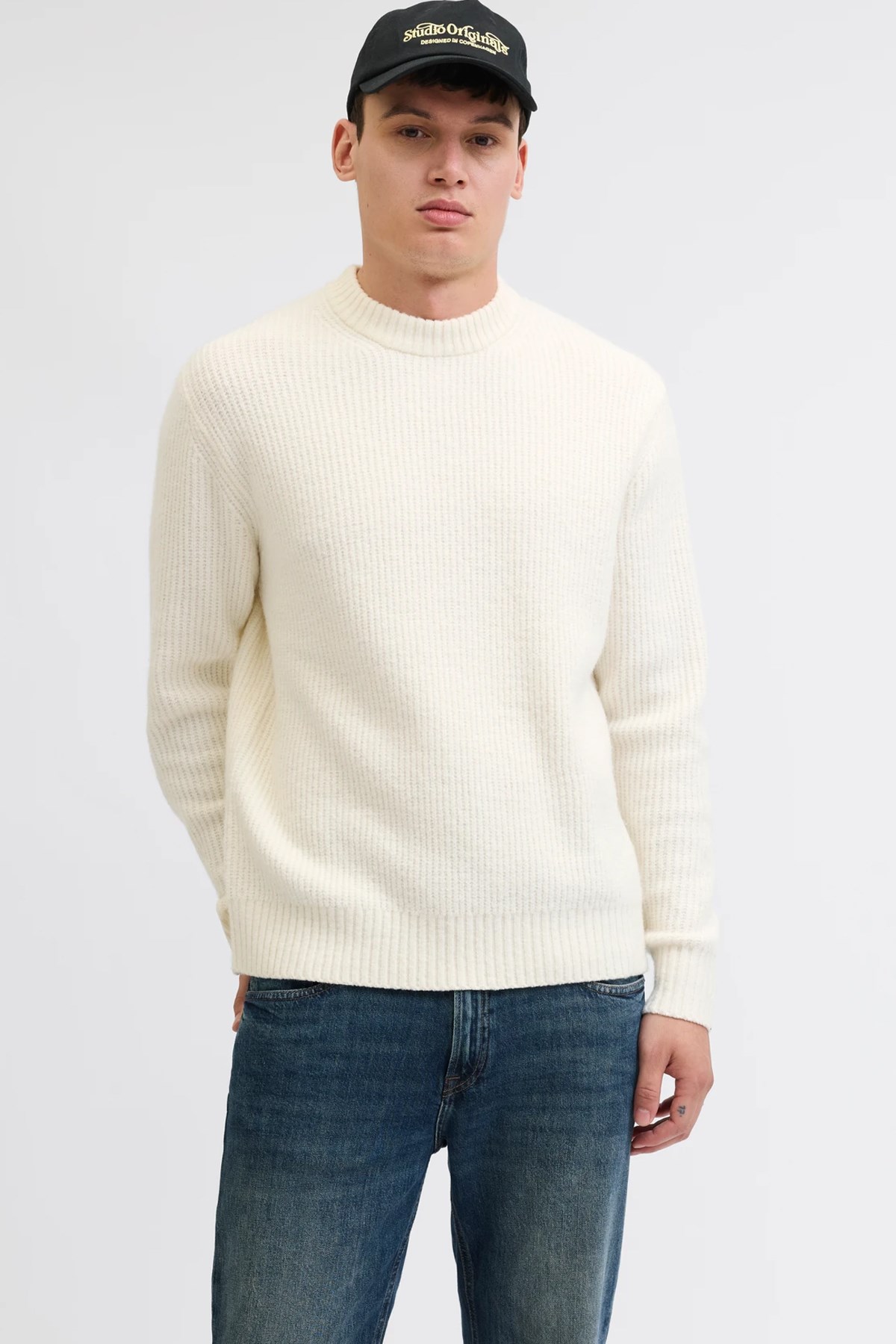 Jack & Jones Joryork Ollie Erkek Kazak Beyaz