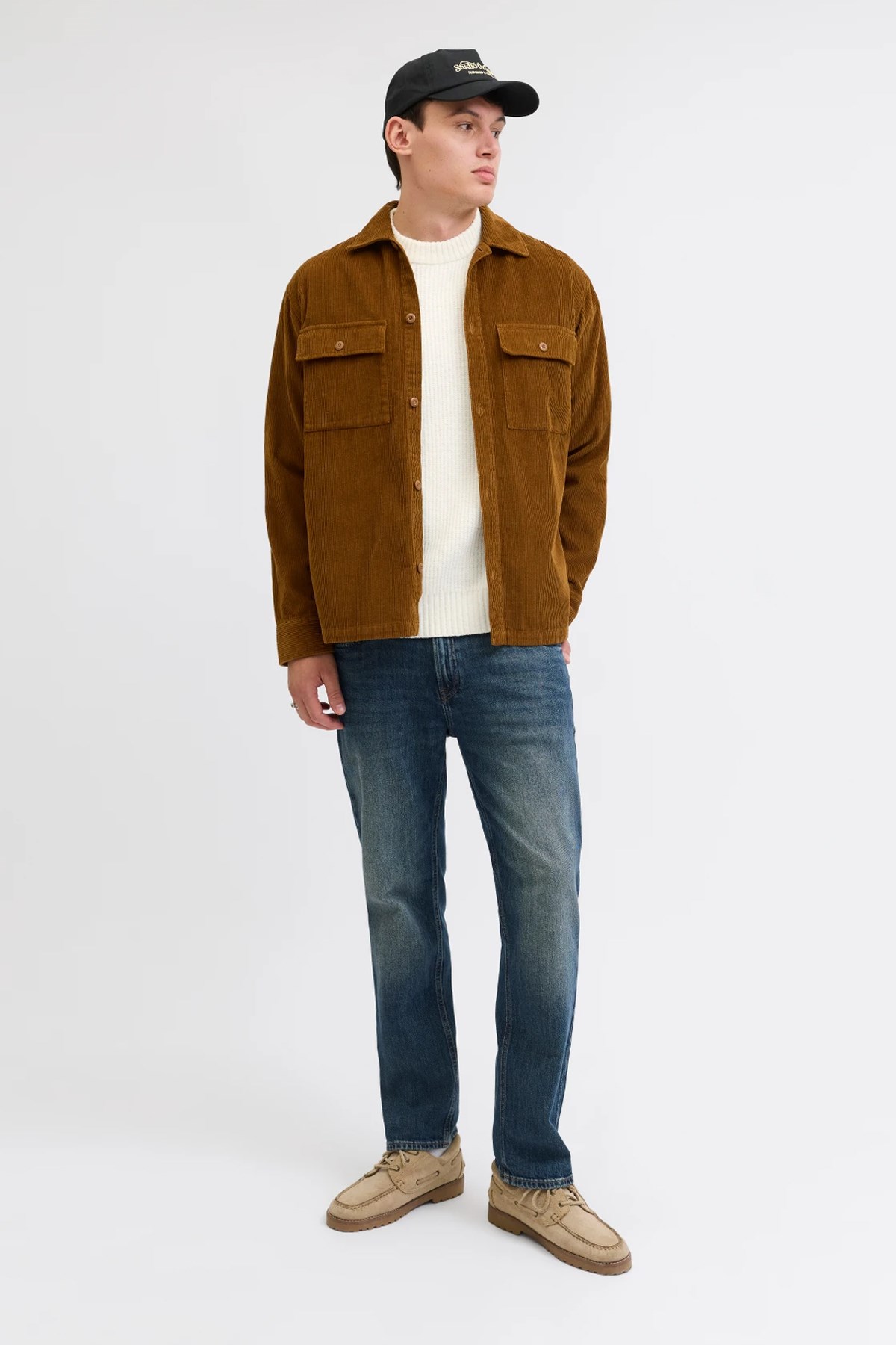 Jack & Jones Joryork Ollie Erkek Kazak Beyaz