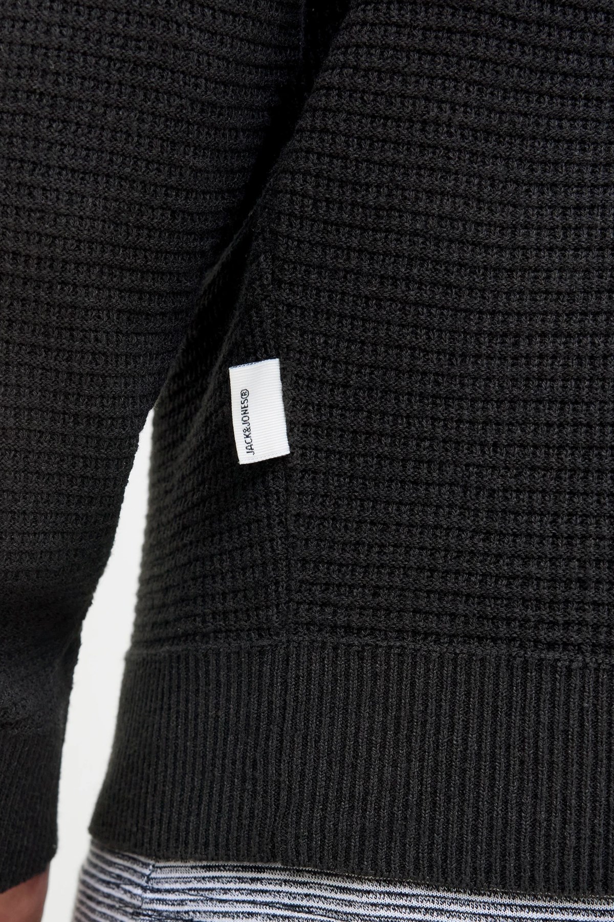 Jack & Jones Jcotier Erkek Kazak Siyah