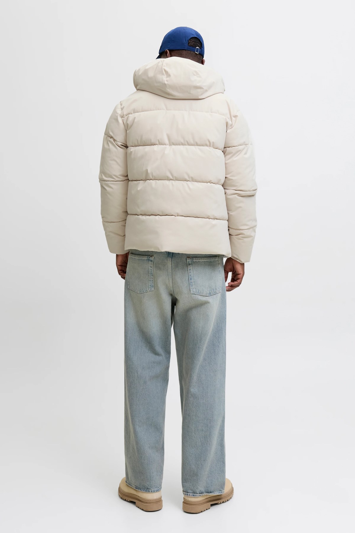 Jack & Jones Jjglobal Erkek Mont Beyaz