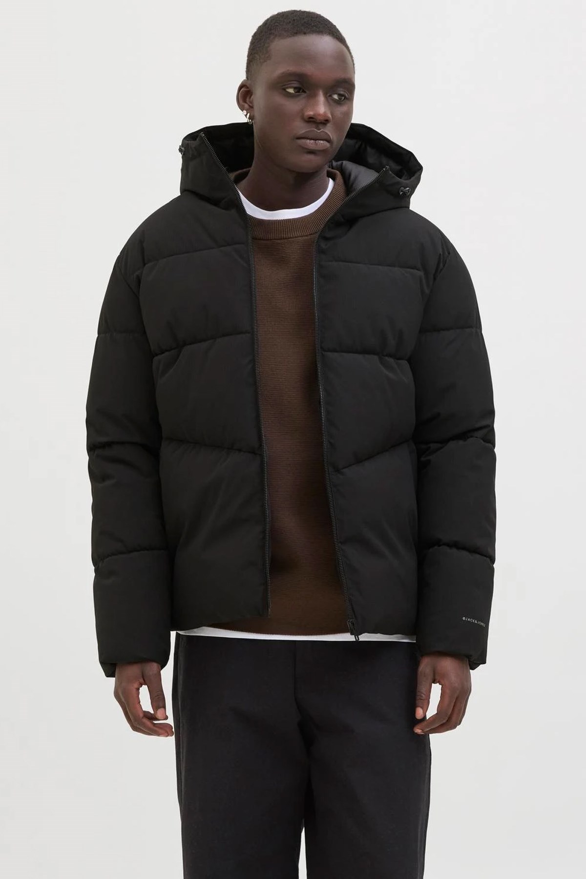 Jack & Jones Jjglobal Erkek Mont Siyah