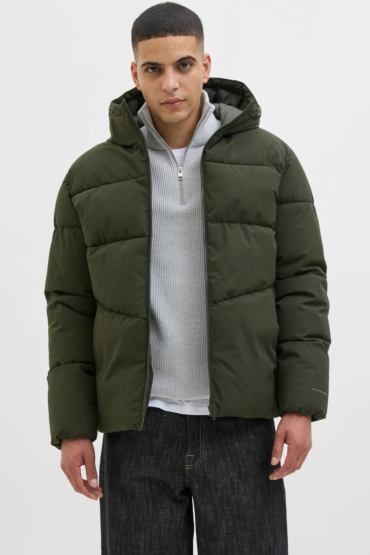 Jack & Jones Jjglobal Erkek Mont Yeşil
