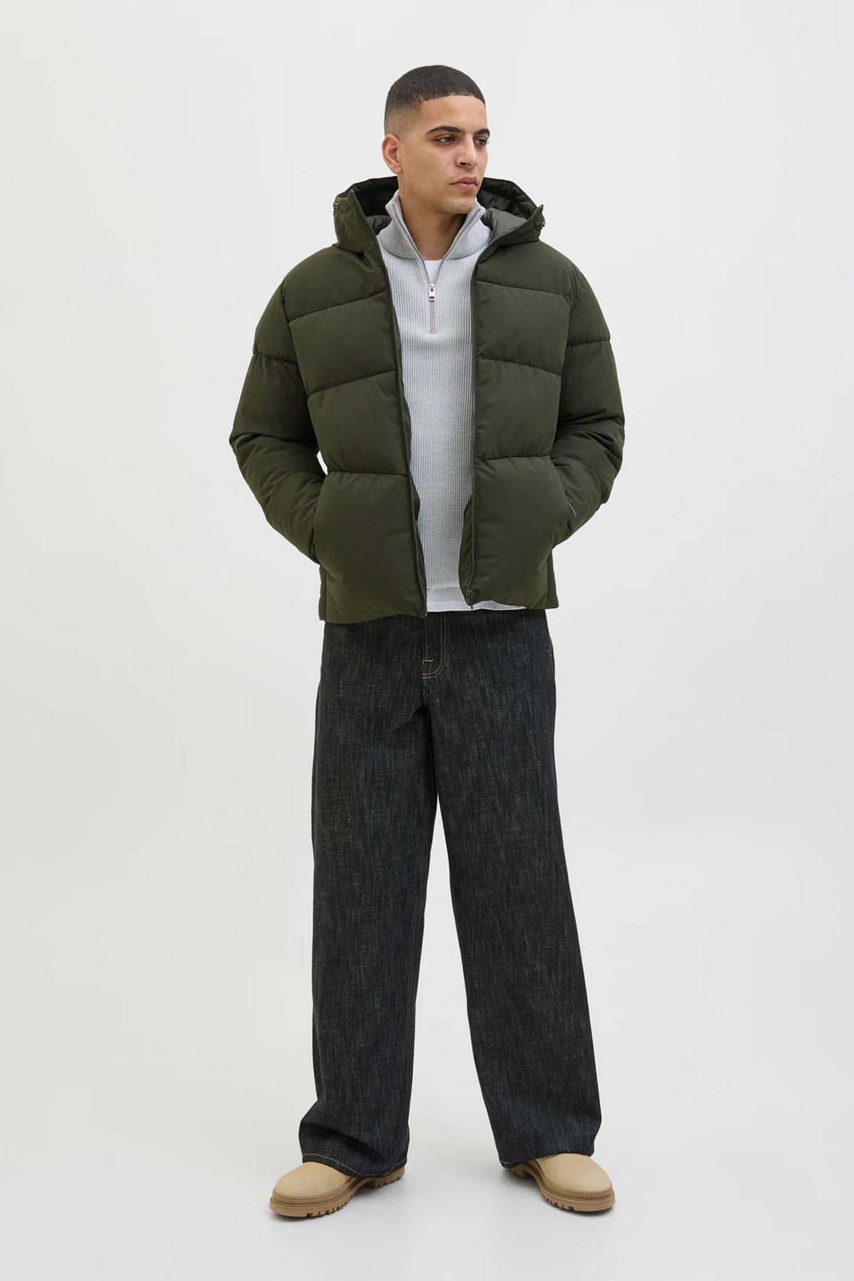 Jack & Jones Jjglobal Erkek Mont Yeşil
