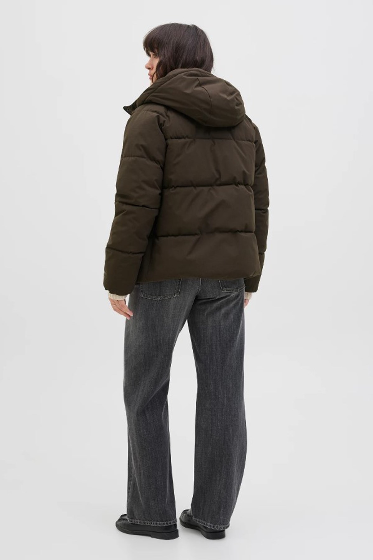 Jack & Jones Jxglobal Kadın Mont 12283784 Kahverengi