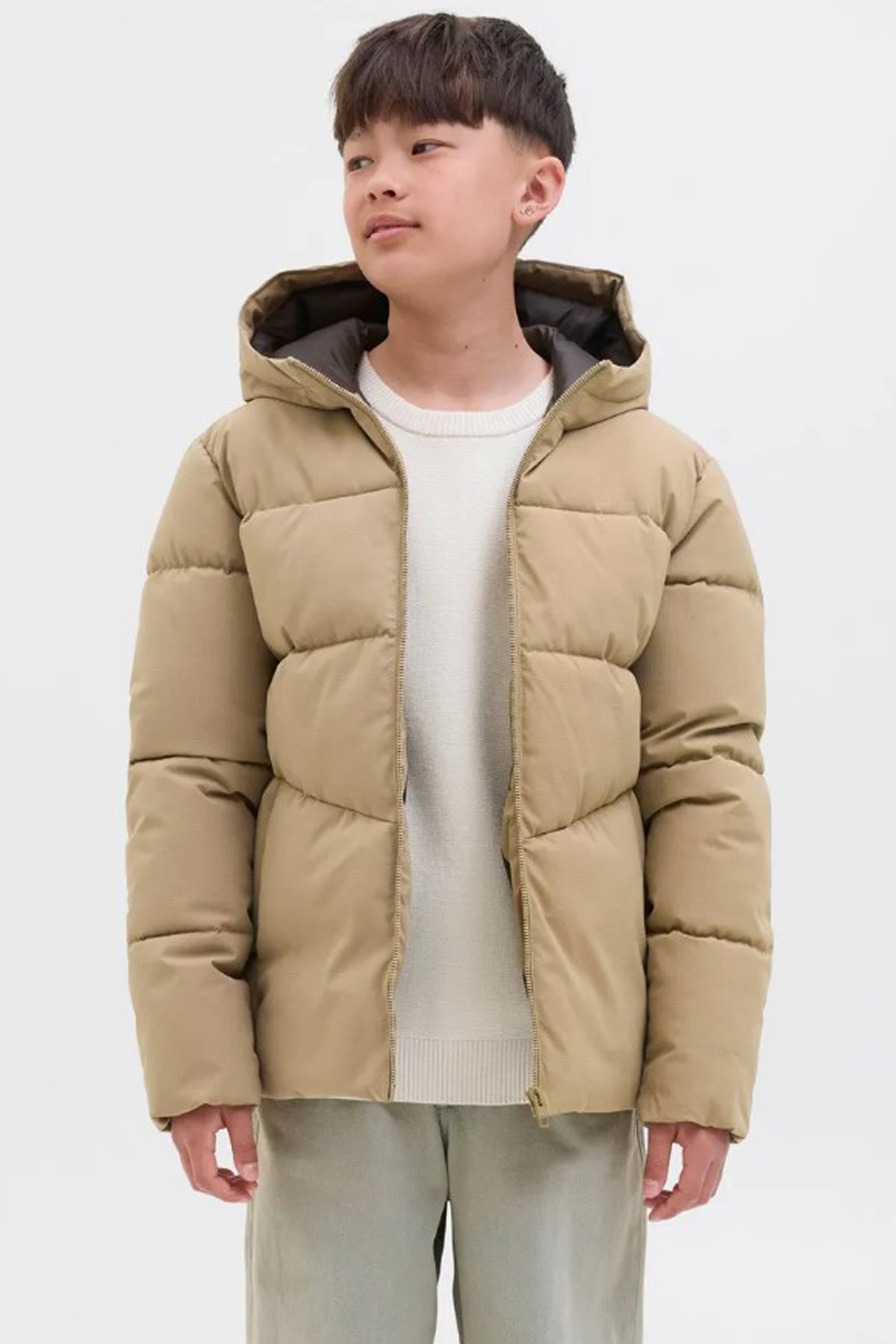 Jack & Jones Jjglobal Çocuk Mont Bej