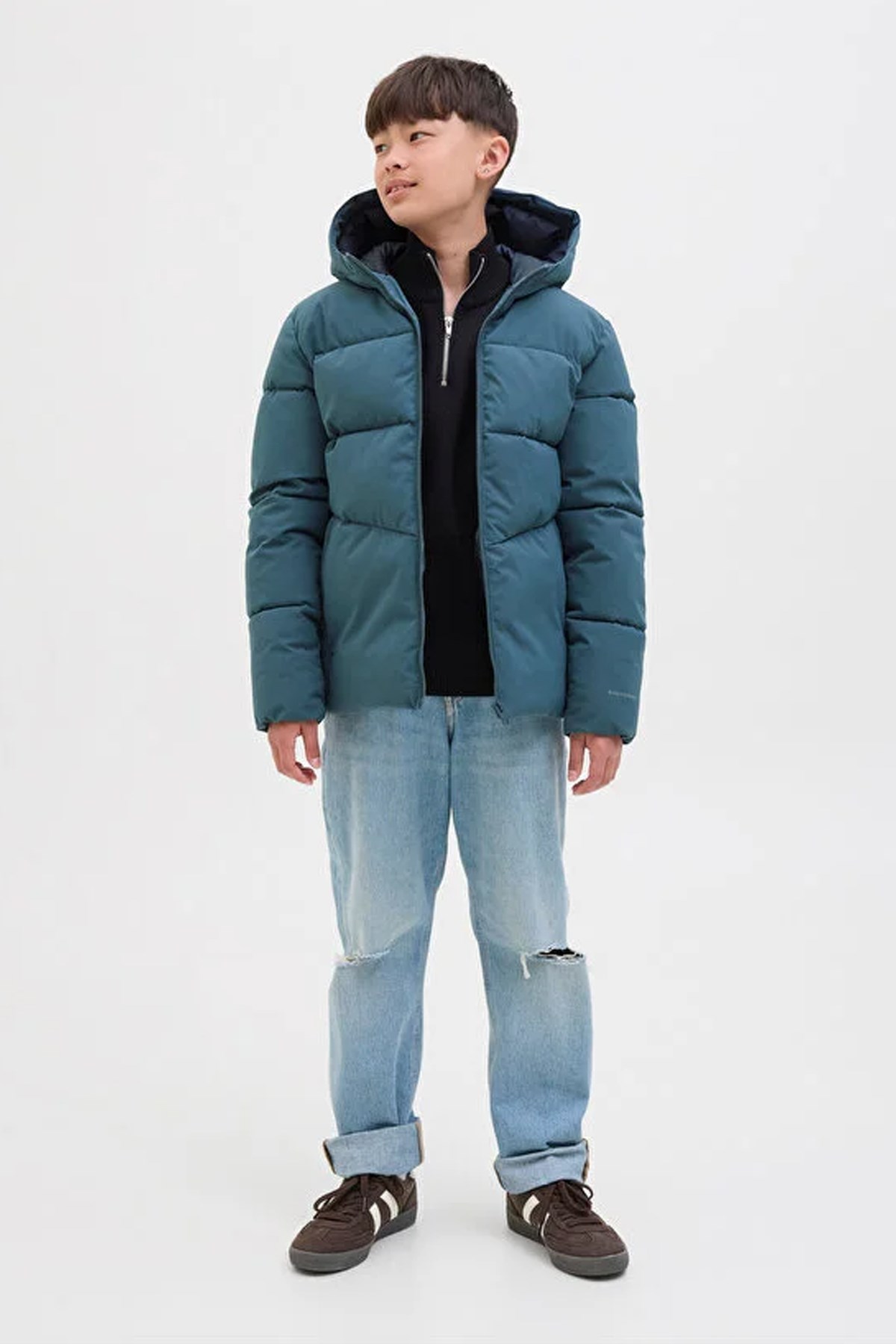 Jack & Jones Jjglobal Çocuk Mont Mavi