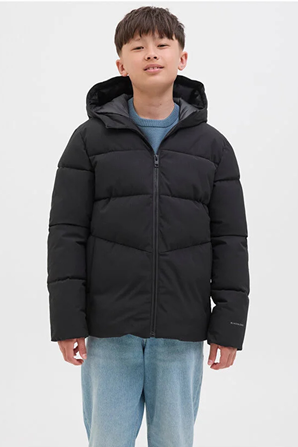 Jack & Jones Jjglobal Çocuk Mont Siyah