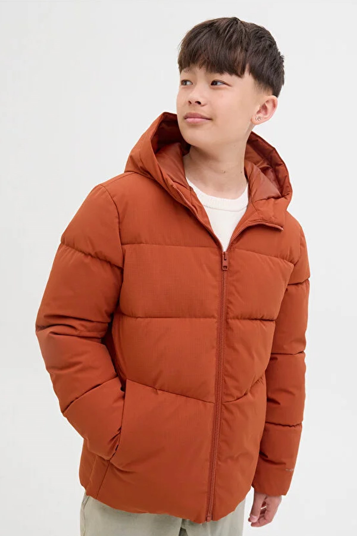 Jack & Jones Jjglobal Çocuk Mont Turuncu