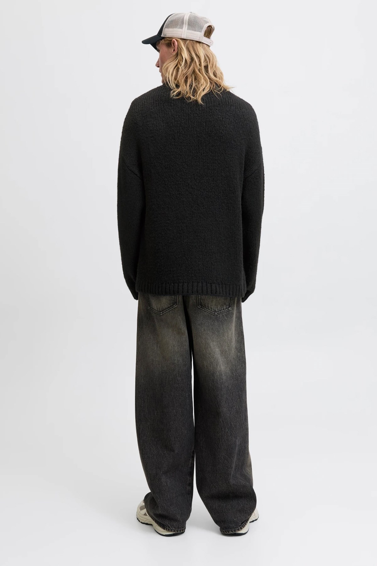 Jack & Jones Jcokidd Erkek Kazak Siyah