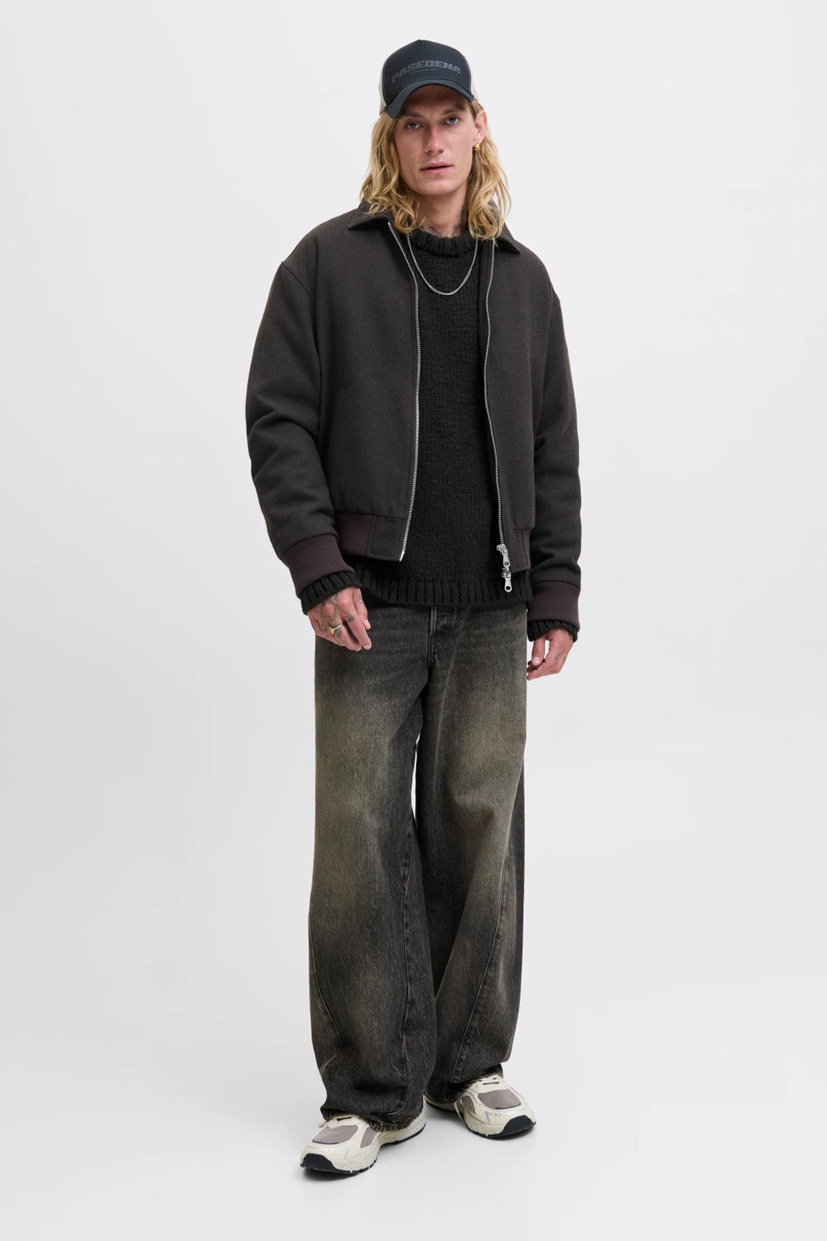 Jack & Jones Jcokidd Erkek Kazak Siyah