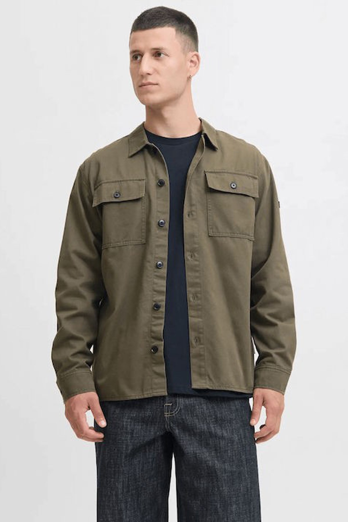 Jack & Jones Jcogrid Classic Erkek Gömlek Yeşil