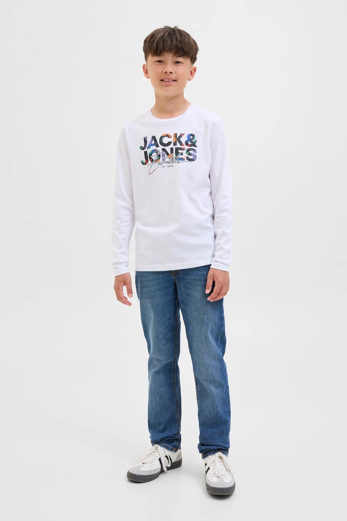 Jack & Jones Jjiglenn Çocuk Jean Mavi